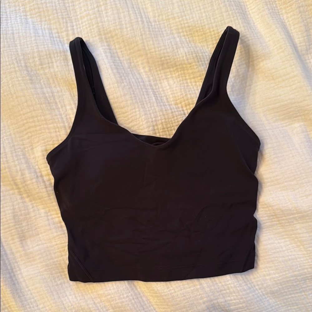 Black Sleeveless Crop Top